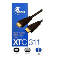 CABLE HDMI  MACHO A HDMI MACHO XTC-311 X TECH