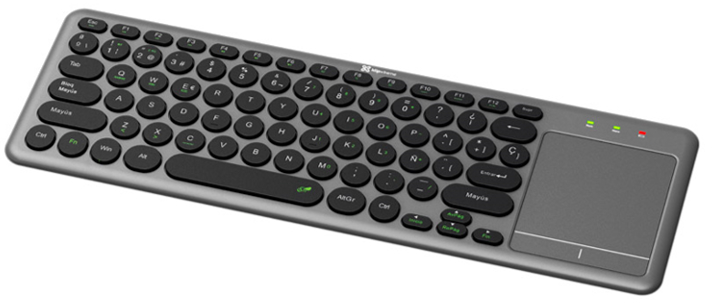 TECLADO INALAMBRICO KCK-550S Y BLUETOOTH KLIP CON TOUCH PAD