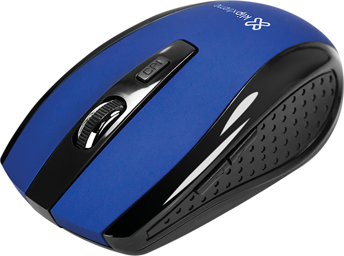 MOUSE INALAMBRICO KLIP KLEVER 6 BOTONES NANO COLOR AZUL KMW-340BL
