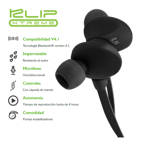 AUDIFONOS ATHLETIK KHS-633BK