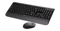 TECLADO KCK-300S Y MOUSE INALAMBRICO KLIP, SLIM NEGRO