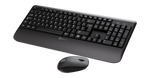 TECLADO KCK-300S Y MOUSE INALAMBRICO KLIP, SLIM NEGRO