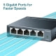 SWITCH GIGABIT DE ESCRITORIO TP-LINK 5 PUERTOS METAL TL-SG105