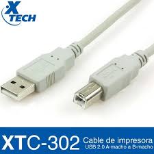 CABLE USB 2.0 MACHO A B MACHO 1.8M XTC302