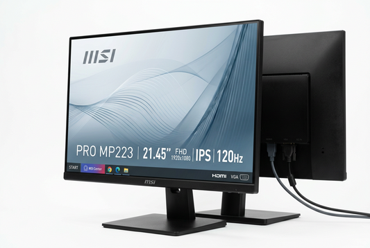 MONITOR IPS MSI PRO MP225 E12VL WIDESCREEN 21.45" FHD 1920X1080 120HZ HDMI VGA NEGRO