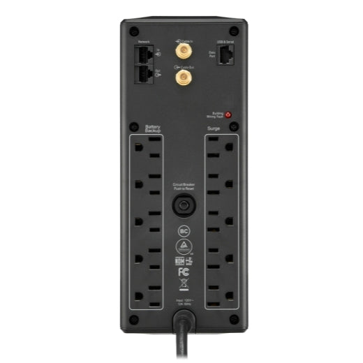 APC UPS PRO BX 1500VA, 900 WATTS BX1500M-LM60 10 TOMAS , AVR, LCD INTERFACE, LAM  12.0A