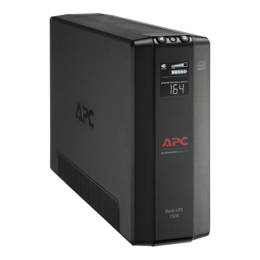APC UPS PRO BX 1500VA, 900 WATTS BX1500M-LM60 10 TOMAS , AVR, LCD INTERFACE, LAM  12.0A