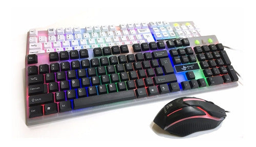 COMBO  TECLADO Y MOUSE GAMER RGB JK-1980