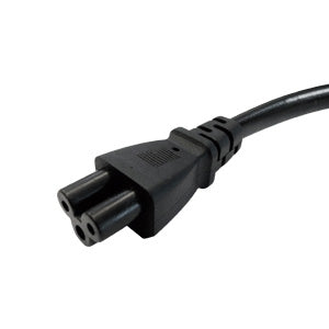 CABLE DE ALIMENTACIÓN PARA LAPTOP CON ENCHUFE NEMA DE 3 CLAVIJAS A CONECTOR HEMBRA DE 3 RANURAS XTC-120