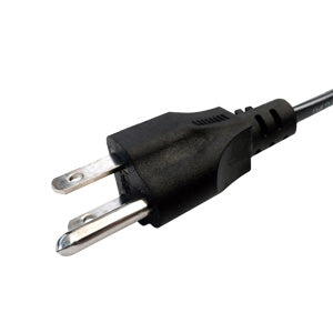 CABLE DE ALIMENTACIÓN PARA LAPTOP CON ENCHUFE NEMA DE 3 CLAVIJAS A CONECTOR HEMBRA DE 3 RANURAS XTC-120