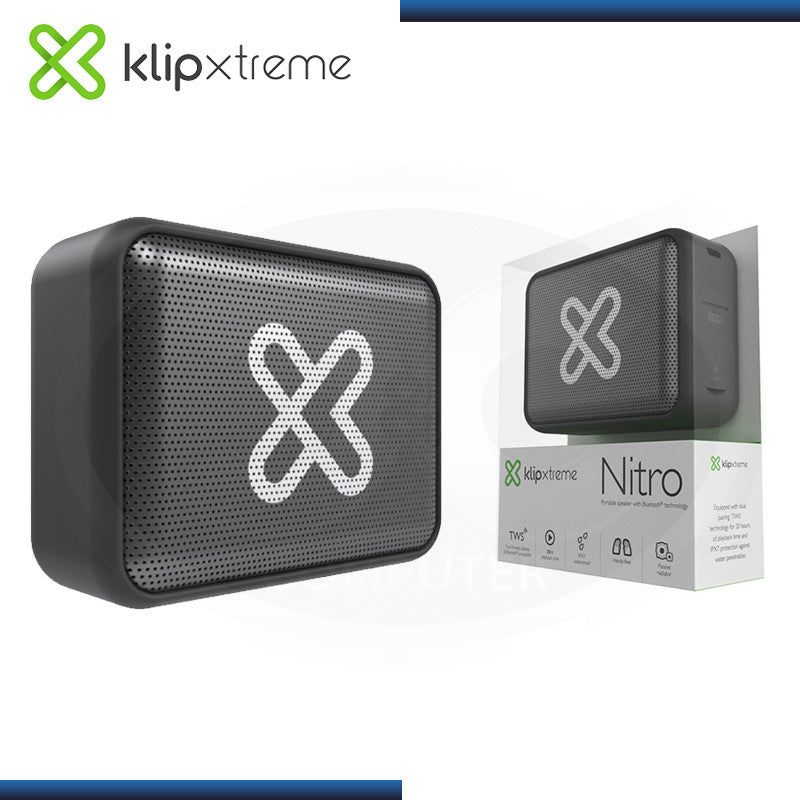 PARLANTE KLIP EXTREME NITRO  KBS-025GR BG  NEGRO Y CAFE